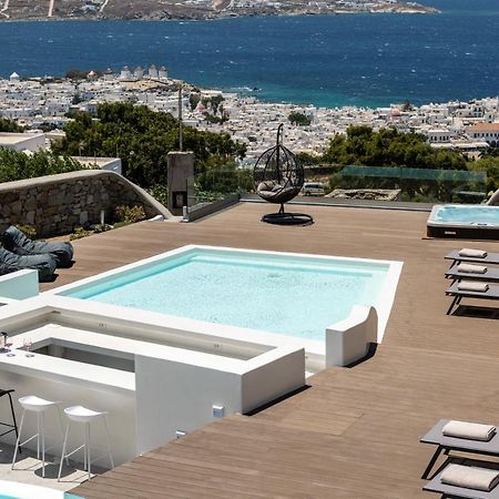 Villa In Mykonos - 6 Bedroom - 1Km From Mykonos Town - Infinity Pool - Sunset View 外观 照片