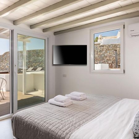 Villa In Mykonos - 6 Bedroom - 1Km From Mykonos Town - Infinity Pool - Sunset View 外观 照片