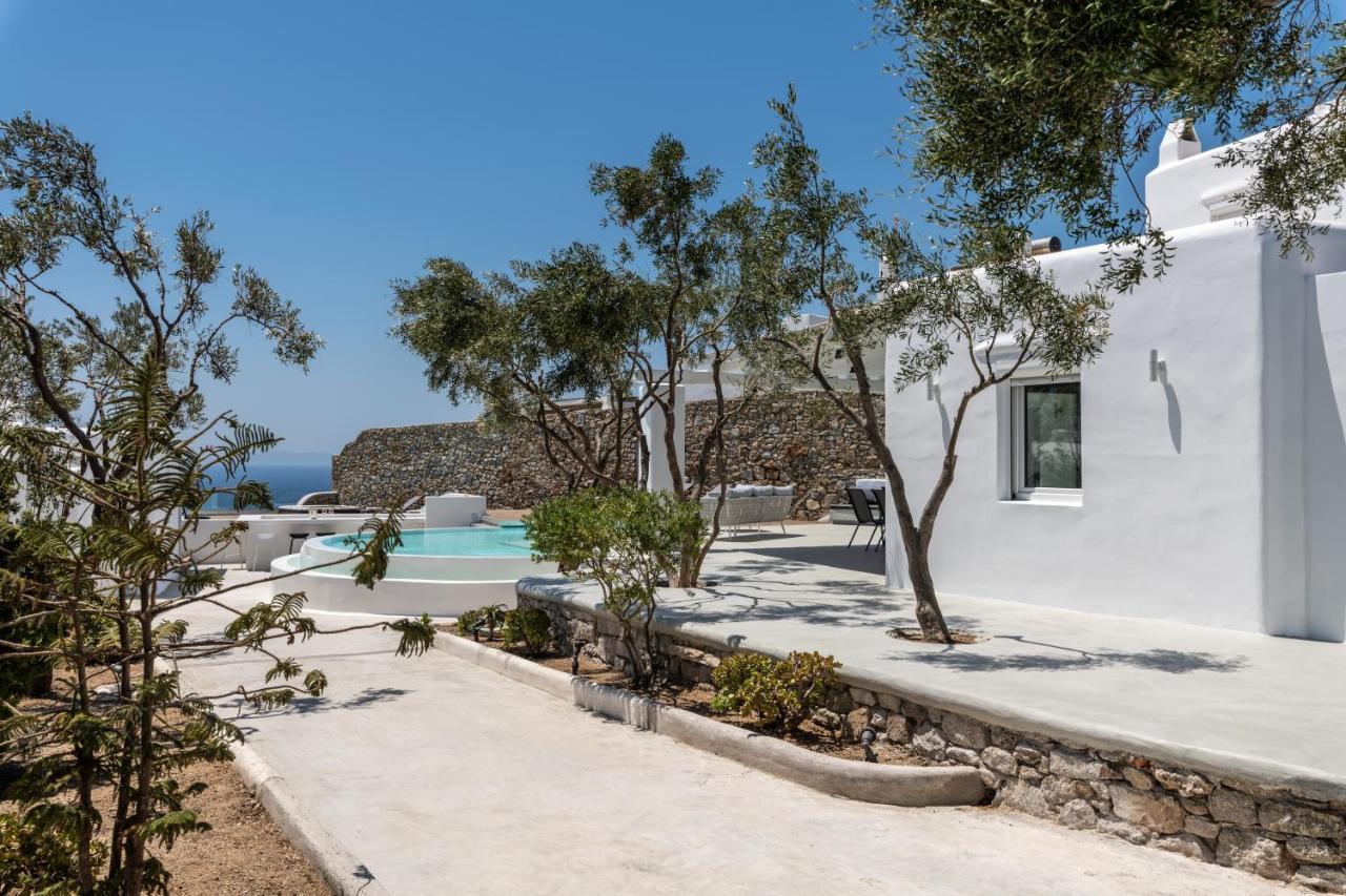 Villa In Mykonos - 6 Bedroom - 1Km From Mykonos Town - Infinity Pool - Sunset View 外观 照片