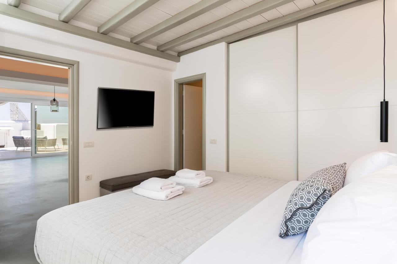 Villa In Mykonos - 6 Bedroom - 1Km From Mykonos Town - Infinity Pool - Sunset View 外观 照片