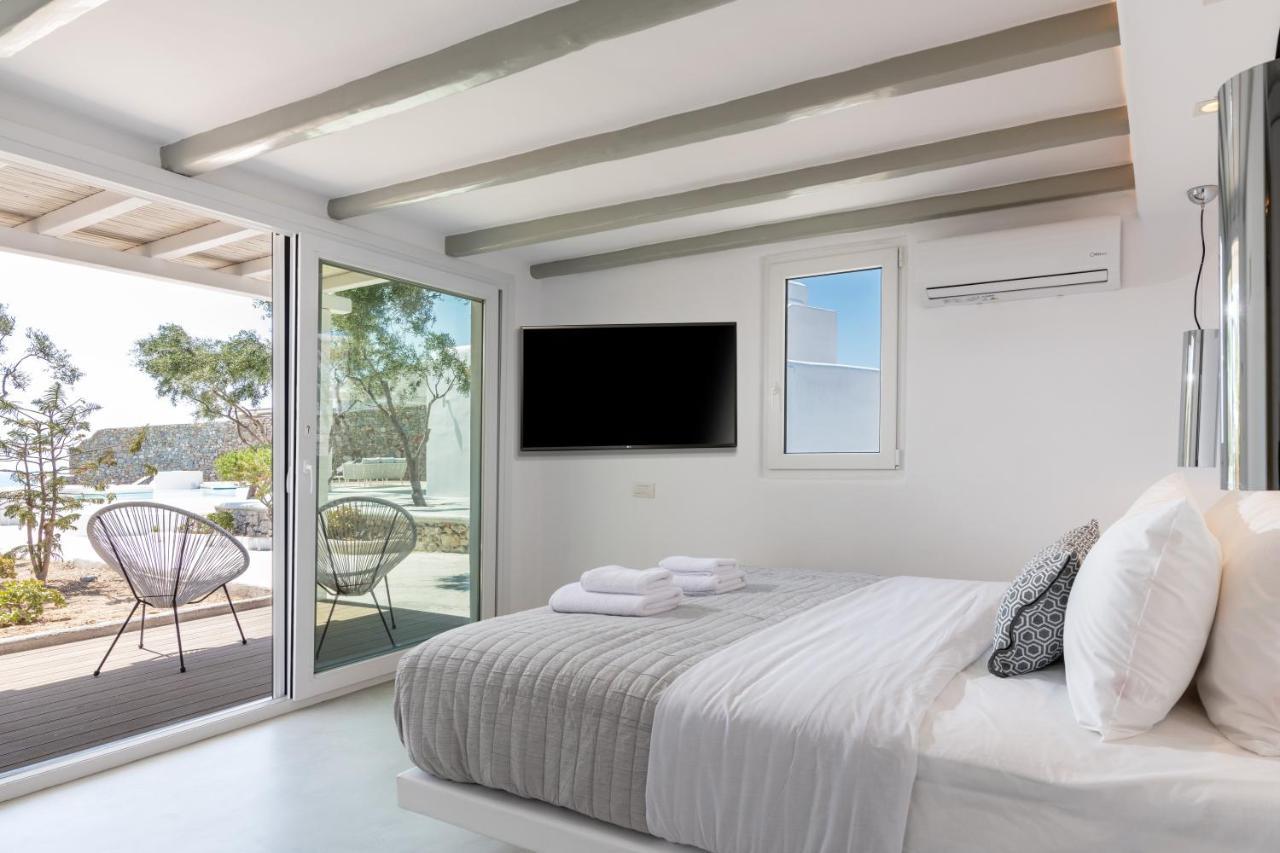 Villa In Mykonos - 6 Bedroom - 1Km From Mykonos Town - Infinity Pool - Sunset View 外观 照片