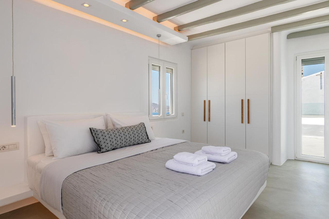Villa In Mykonos - 6 Bedroom - 1Km From Mykonos Town - Infinity Pool - Sunset View 外观 照片